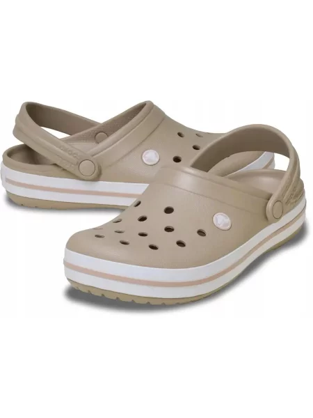 Crocs Lekkie Buty Chodaki Crocband Clog białe