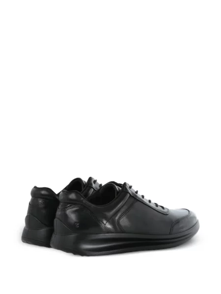 Sneakerși Ecco din piele negru