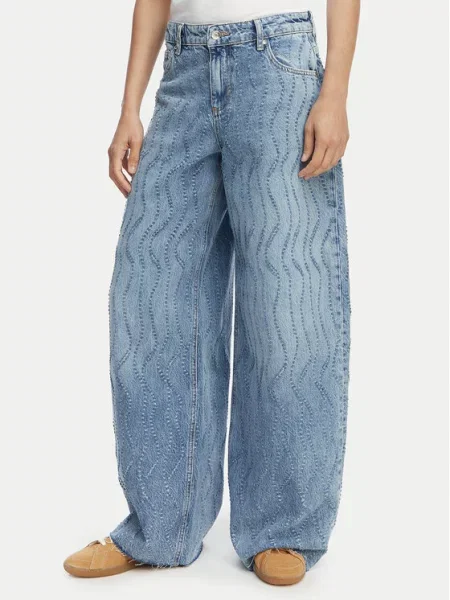 Liu Jo Дънки Wide Leg син
