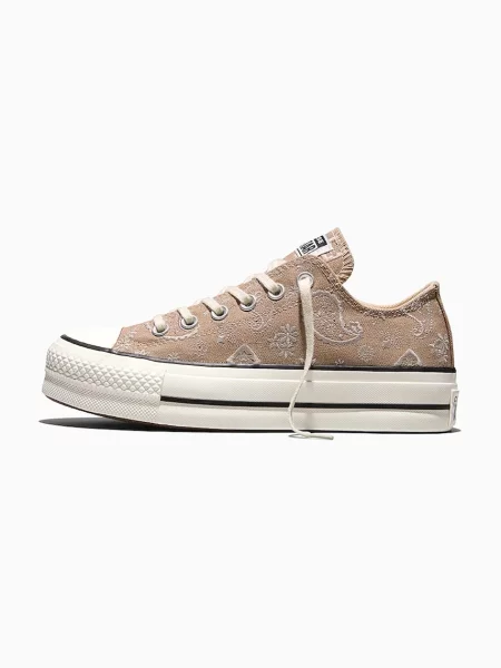 Converse Chuck Taylor All Star Lift OX tenisówki beżowe
