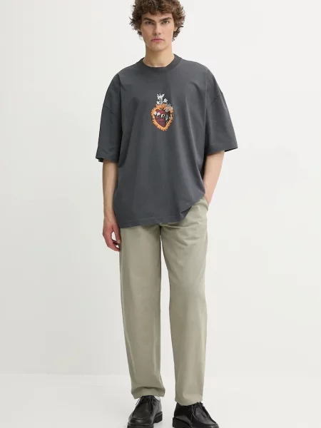 A.P.C. pantalon willow spodnie chinos zielone