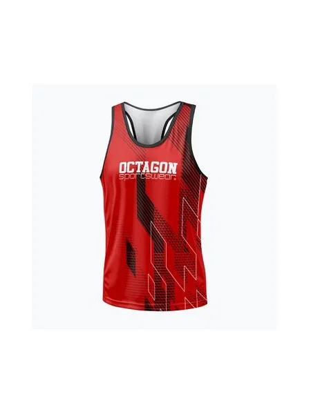 Майка Octagon Diamond червона