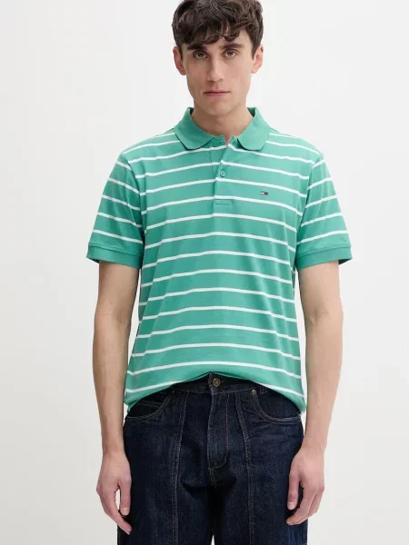 Tommy Jeans polo zielona
