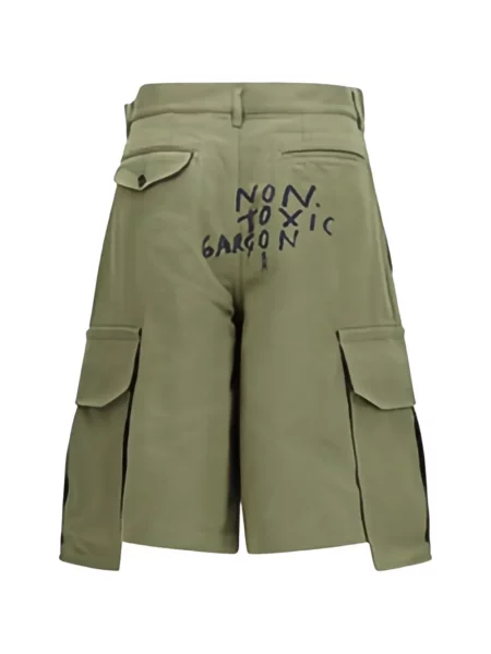 Šortky cargo Comme Des Garçons Shirt s potiskem zelené