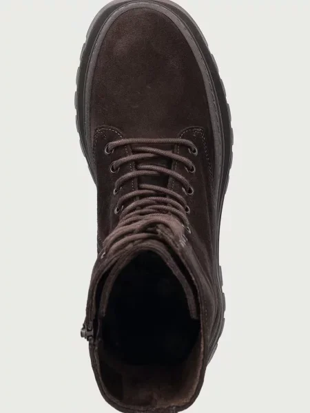 Steve Madden bokacsizma platformos női velúr Coast barna