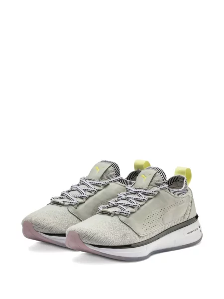 Sneakerși Puma cu șireturi din dantelă gri