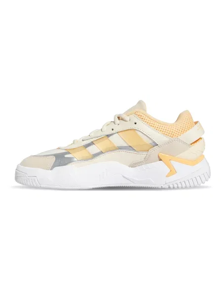 Adidas Niteball 2 W Kobiety Buty sportowe adidas Originals Żółty Size: 4 białe