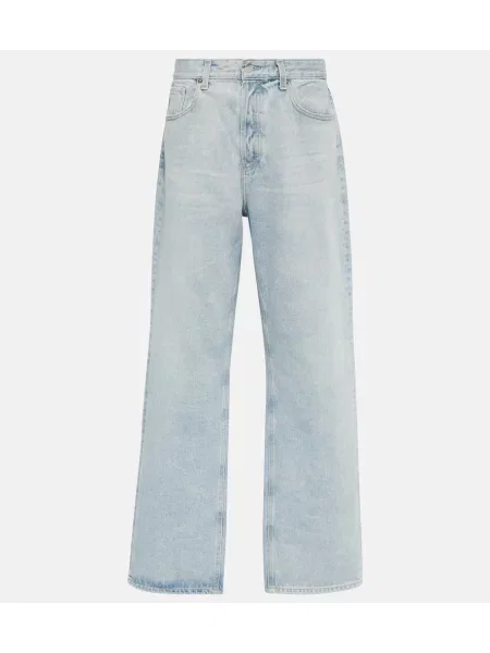 Blugi Ag Jeans cu talie joasă albastru