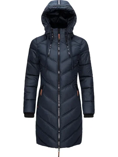 MARIKOO Zimski plašč Armasa nočno modra črna