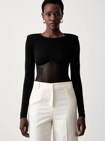 Elisabetta Franchi body pentru femei negru