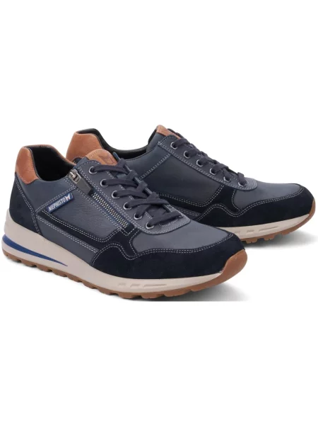 Sneakersy Mephisto niebieskie