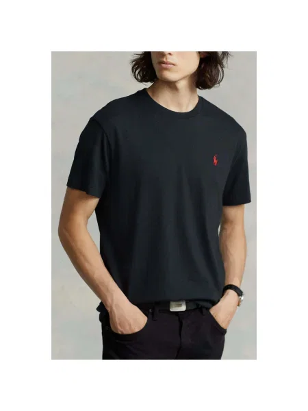 Polokošeľa Polo Ralph Lauren s výšivkou čierna