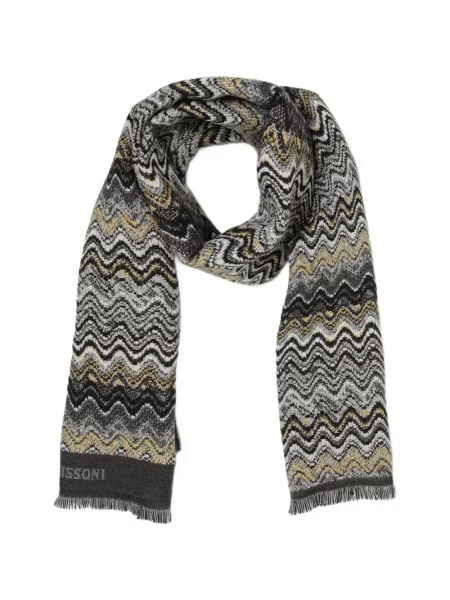 Fular Missoni de lână gri