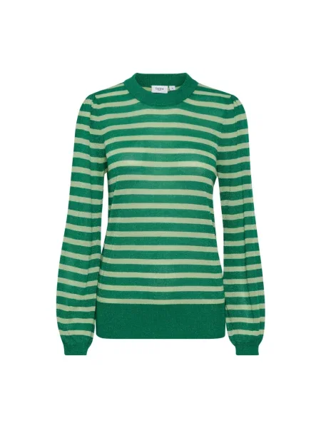 Sweter Saint Tropez z rękawami balonowymi zielony
