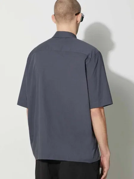 Сорочка Neil Barrett LOOSE ROLLED UP FAIR-ISLE THUNDERBOLT relaxed класичний комір