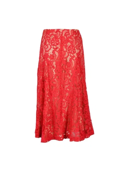 Długa spódnica maxi Semicouture czerwona