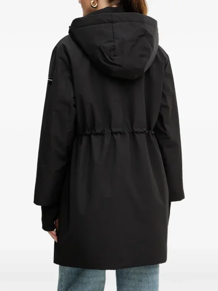 Palton Armani Exchange cu glugă negru