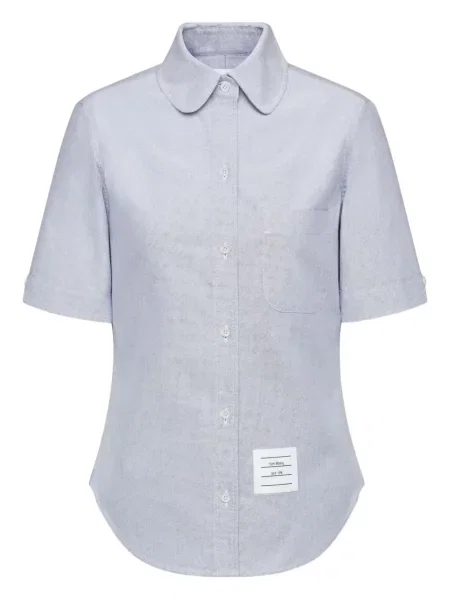 Cămașă Thom Browne scurtă gri