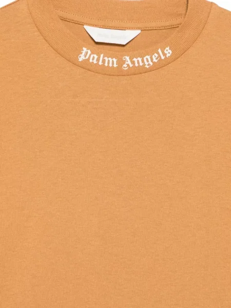 Koszulka dziecięca Palm Angels brązowa