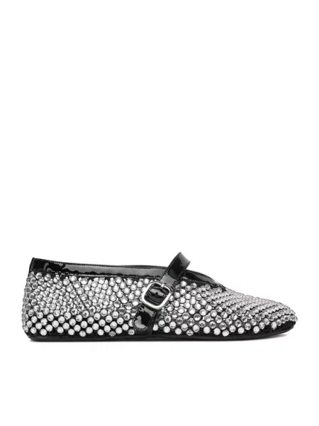 Балетки Eva Minge серебряные