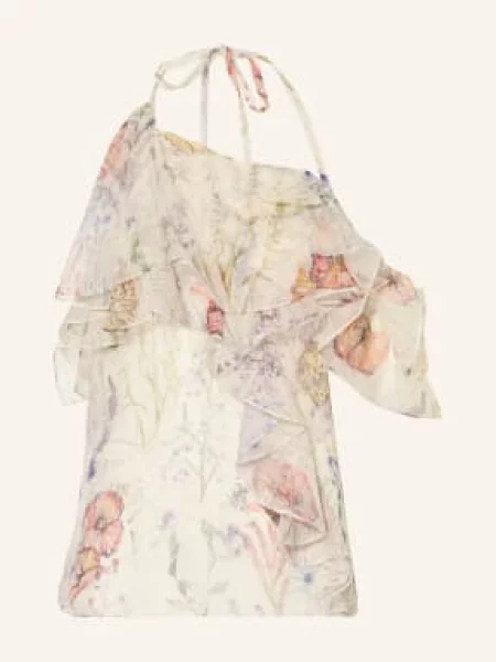 Top Mcqueen z falbankami beżowy