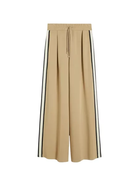 Pantaloni Weekend Max Mara cu cordon maro