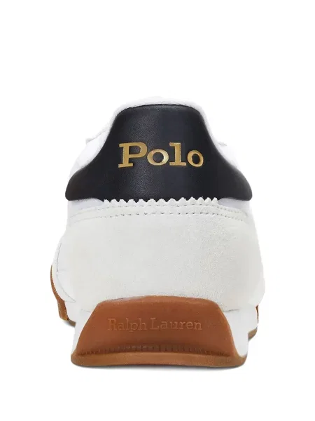 Ochelari de soare Polo Ralph Lauren din piele de căprioară cu imagine de costum albastru