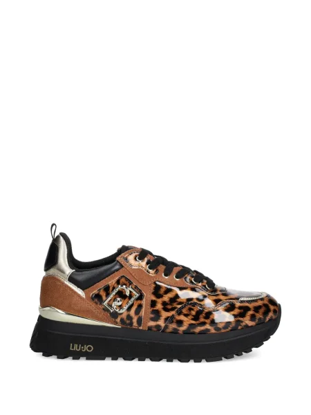 Sneakerși Liu Jo cu imagine cu model leopard maro