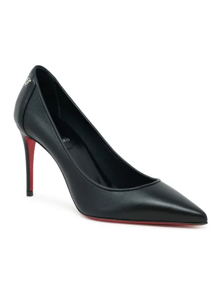 Czółenka Christian Louboutin skórzana czarna