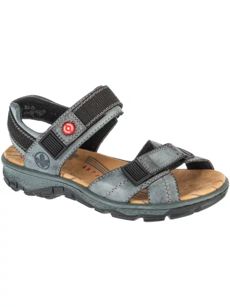 Planinarenje sandale Rieker crna