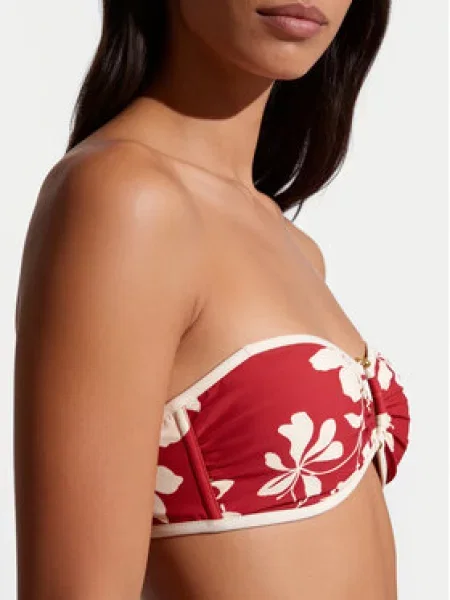 Seafolly Gornji del bikini Mayflower rdeča