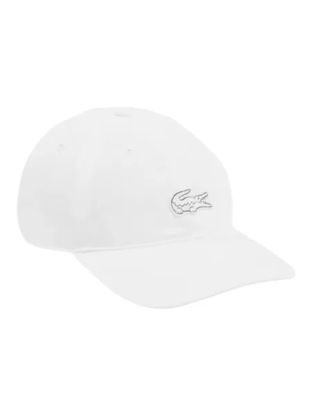Lacoste czapka z daszkiem biała