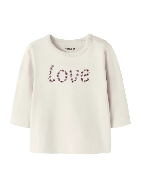 NAME IT Tricou NBFROOM ecru / mov liliachiu