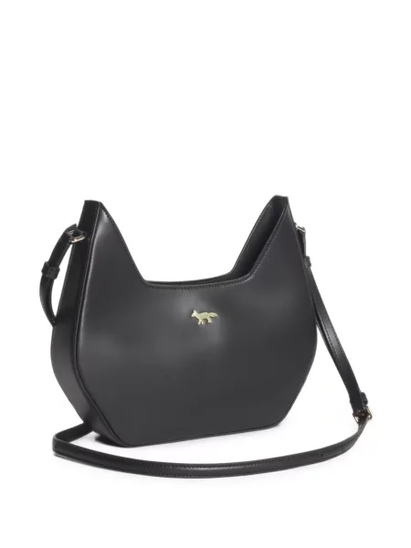Geantă Maison Kitsune din piele negru