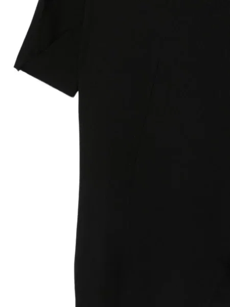 Tricou Leon Emanuel Blanck asimetric negru