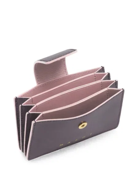 Portofel Marni cu imagine violet