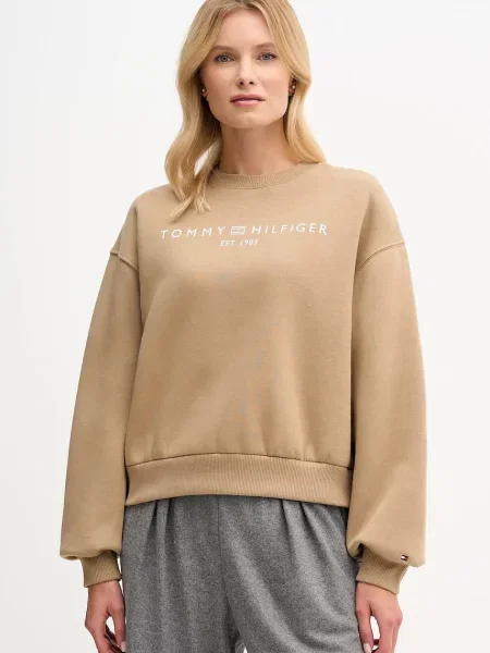 Tommy Hilfiger bluza z nadrukiem beżowy