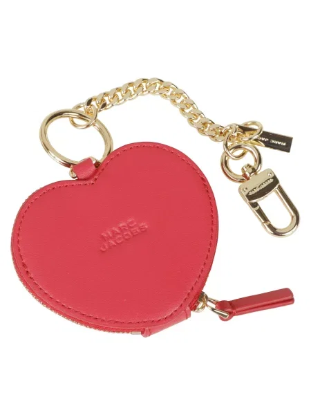 Torebka Marc Jacobs skórzana w serca czerwona