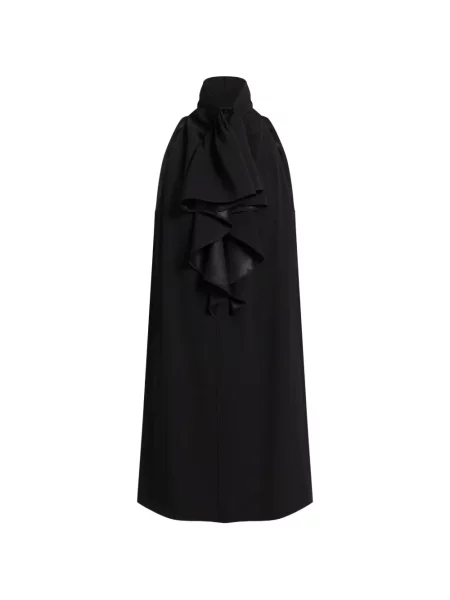Rochie mini Alberta Ferretti cu volane negru