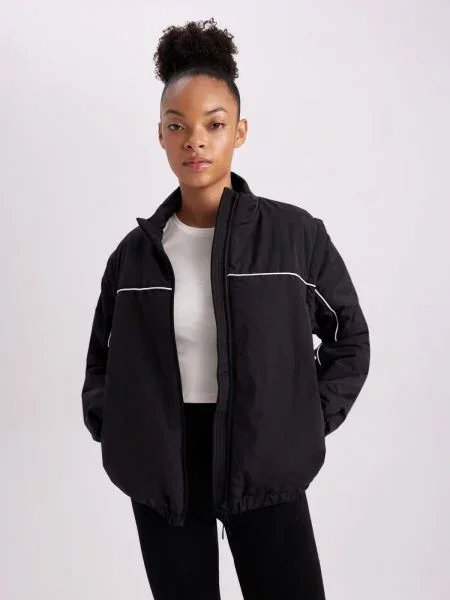 Palton Defacto cu guler de stand-up