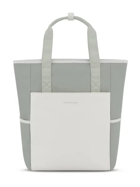 Kapten & Son Rucsac Lindby verde pastel / murdar alb