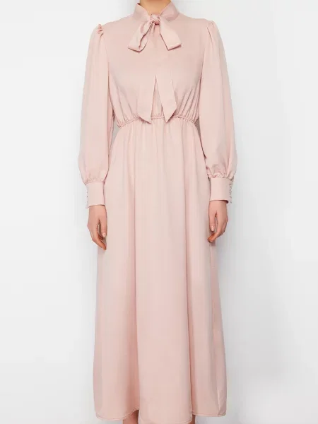 Gulerat rochie Trendyol roz