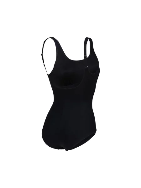 Kostium kąpielowy jednoczęściowy Kobieta Alissa U Back Low Cut C-Cup R czarny