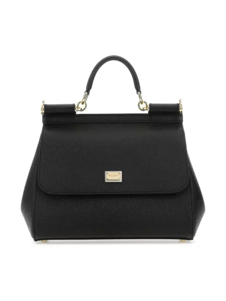 Torebka Dolce And Gabbana skórzana czarna
