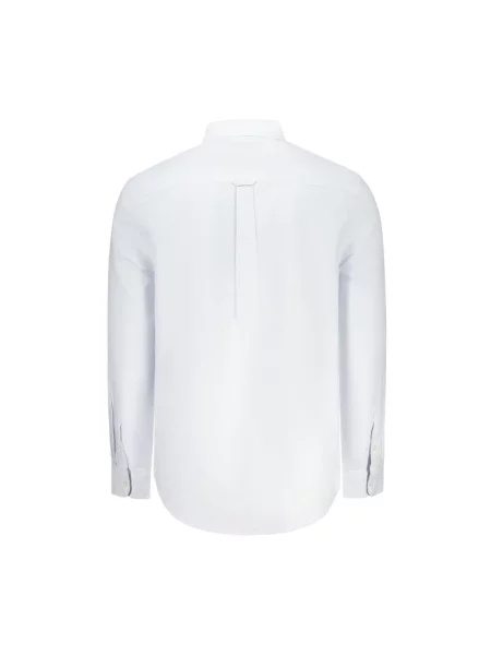 Tommy Hilfiger Koszule Mężczyzna Biały M Koszulka Oxford o kroju Custom Fit niebieska