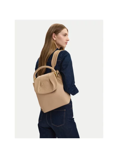 Love Moschino plecak beżowy