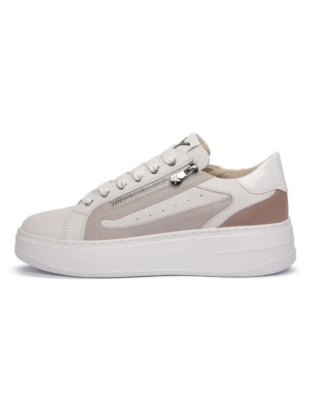 Pantofi Keys alb