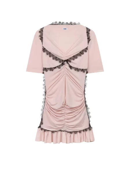 Rochie mini Gcds din dantelă roz