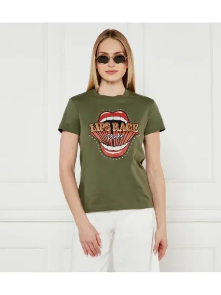 Pinko Tricou TRAPANI Lips Race |
