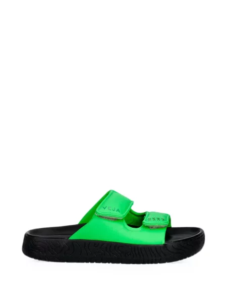 Sandale Veja din piele verde